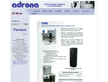 Tablet Screenshot of adrona.lv
